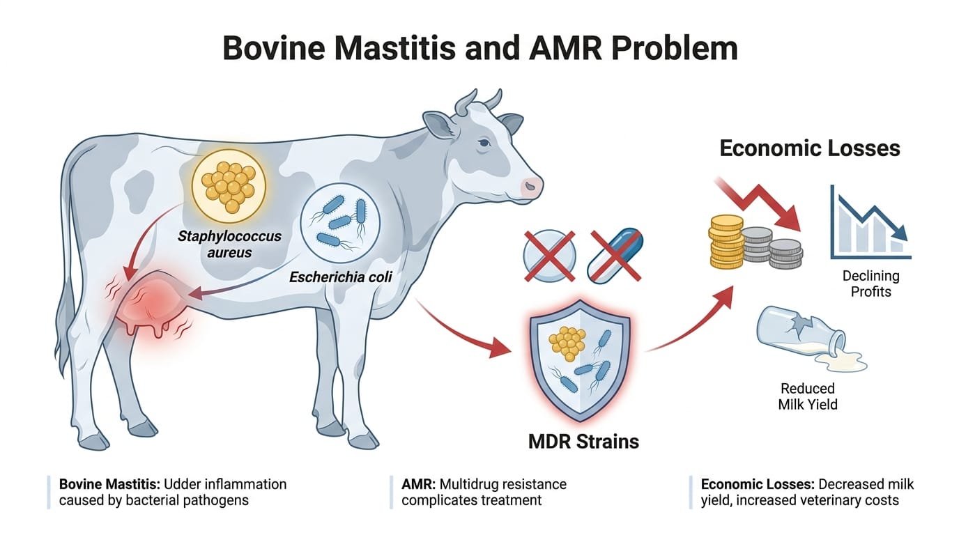 Punica granatum as a source of novel antibacterial agents for combating bovine mastitis and multidrug resistance thumbnail